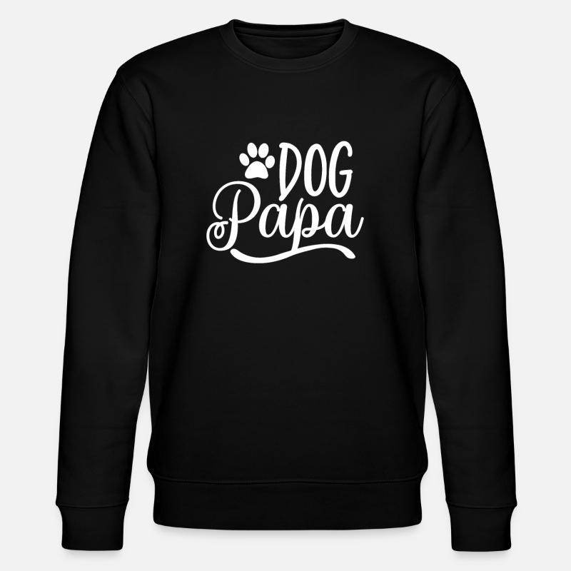 Chien Papa - Sweat bio CHANGER Stanley/Stella Unisexe - noir