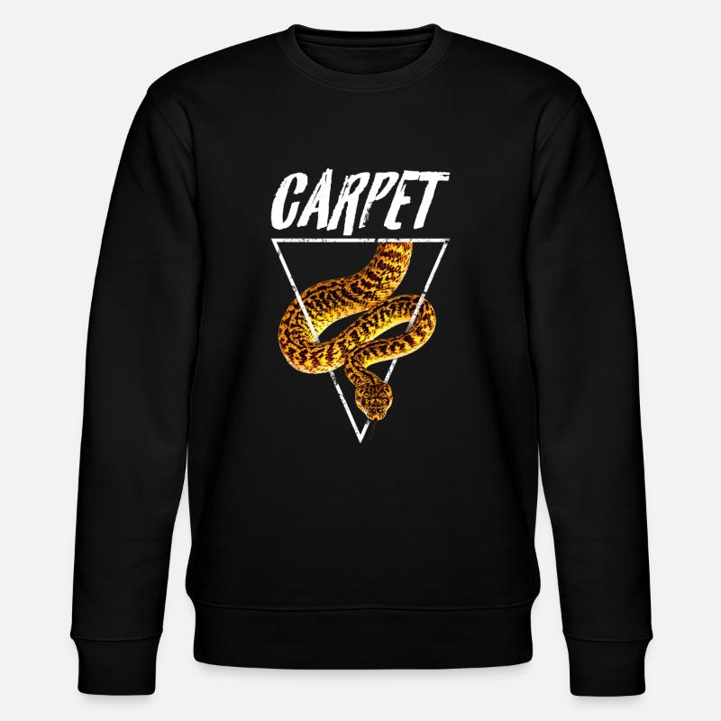 Tapis Python Retro Snake Propriétaire - Sweat bio CHANGER Stanley/Stella Unisexe - noir