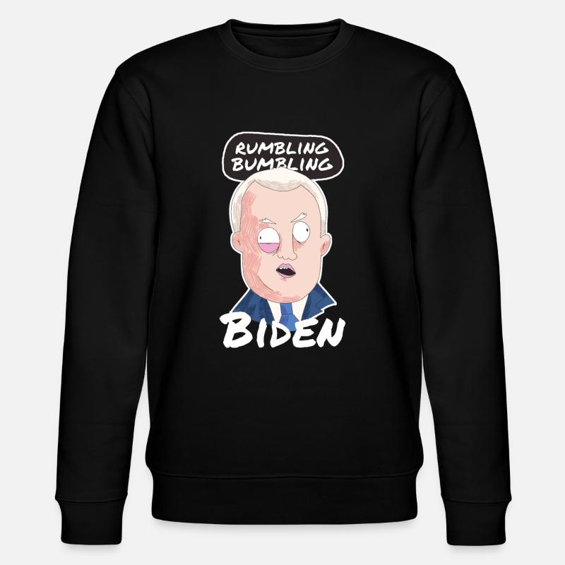 Grondant Bumbling Joe Biden - Sweat bio CHANGER Stanley/Stella Unisexe - noir