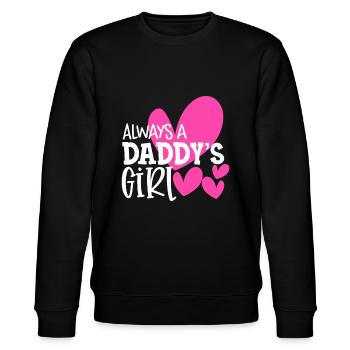 Toujours un papa fille chemise fille filles filles femmes - Sweat bio CHANGER Stanley/Stella Unisexe - noir - Devant - Nik (191cm) & Marisol (170cm)