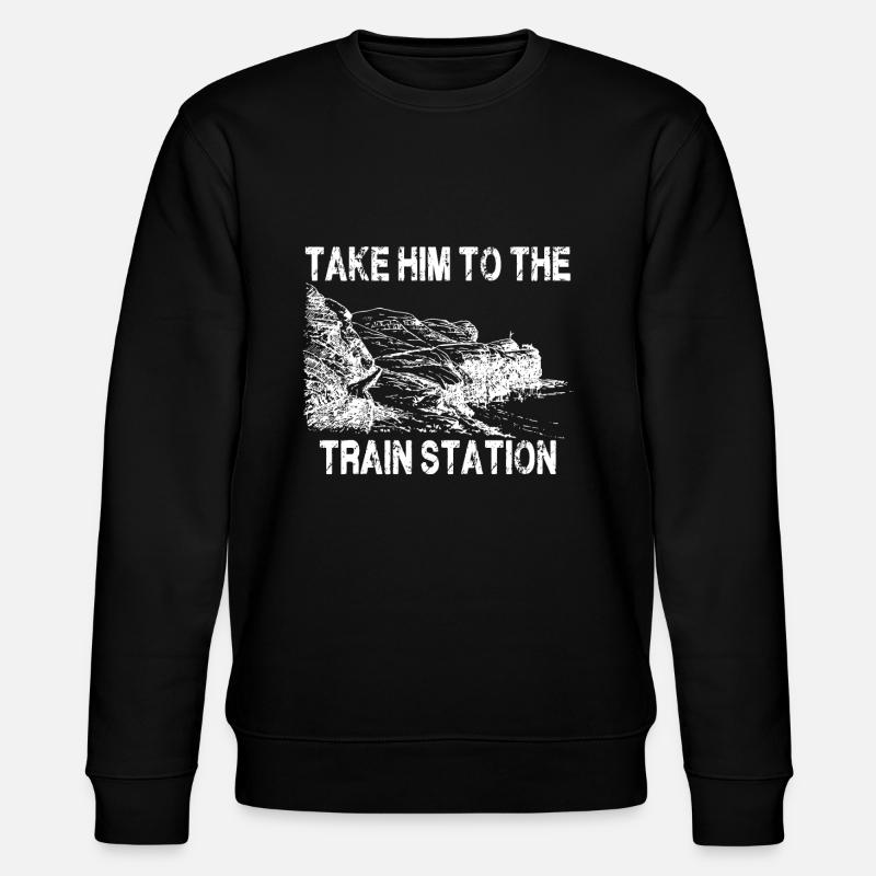 Emmenez-le à la gare - Sweat bio CHANGER Stanley/Stella Unisexe - noir