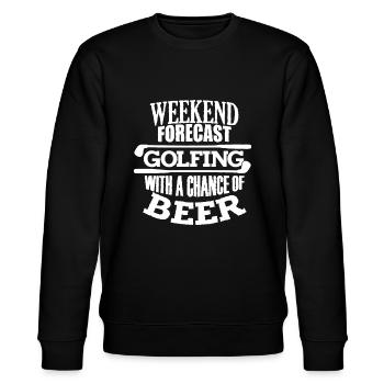 Citation de golf amusante pour hommes Bière annuelle de fin de semaine de golf - Sweat bio CHANGER Stanley/Stella Unisexe - noir - Devant - Nik (191cm) & Marisol (170cm)