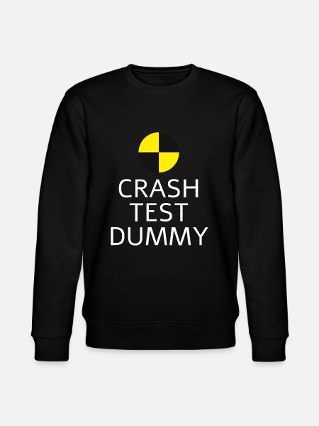 Crash Test Dummy Easy Last Minute Lustiges Kostüm für - Stanley/Stella Unisex Bio-Sweatshirt CHANGER  - Schwarz