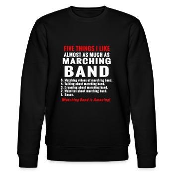 5 choses à propos des montagnes russes Marching Band Funnyfun - Sweat bio CHANGER Stanley/Stella Unisexe - noir - Devant - Nik (191cm) & Marisol (170cm)