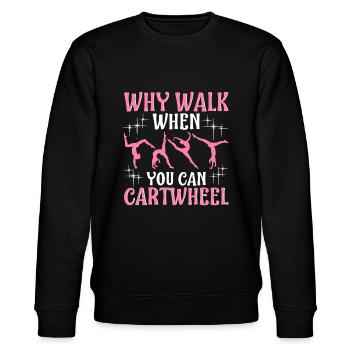Cadeau drôle de gymnaste de gymnastique pour les filles femmes cool - Sweat bio CHANGER Stanley/Stella Unisexe - noir - Devant - Nik (191cm) & Marisol (170cm)