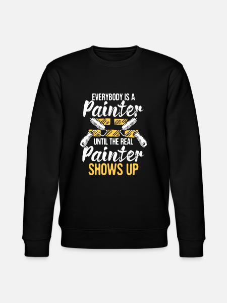 Jeder ist ein Maler - House Designer Decorator - Stanley/Stella Unisex Bio-Sweatshirt CHANGER - Schwarz