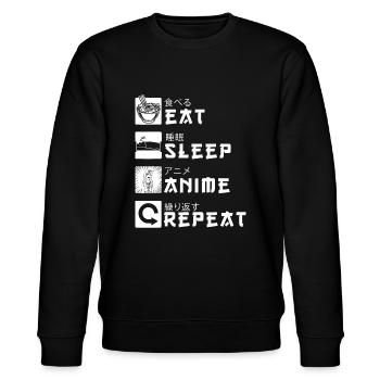 Manger dormir Anime Répéter Japanese Manga Lover Cospla - Sweat bio CHANGER Stanley/Stella Unisexe - noir - Devant - Nik (191cm) & Marisol (170cm)