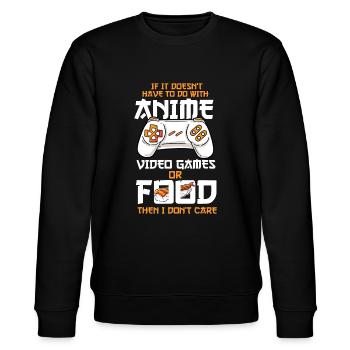 Anime Jeux vidéo Food Sushi Gaming, Otaku Gift An - Sweat bio CHANGER Stanley/Stella Unisexe - noir - Devant - Nik (191cm) & Marisol (170cm)