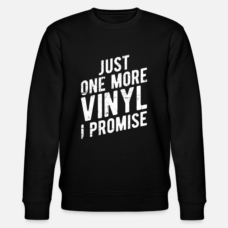 Nur noch eine Vinyl, die ich verspreche - Plattenliebhaber - Stanley/Stella Unisex Bio-Sweatshirt CHANGER - Schwarz