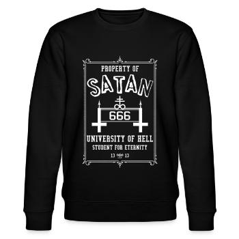 Propriété de Satan - Sweat bio CHANGER Stanley/Stella Unisexe - noir - Devant - Nik (191cm) & Marisol (170cm)