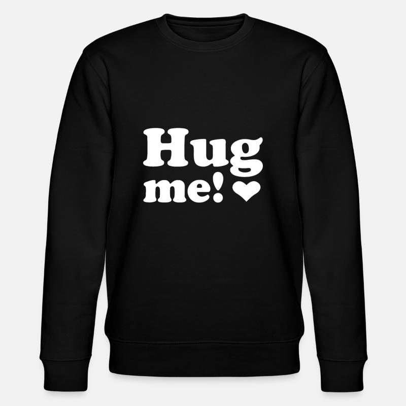 Umarme mefunnyanatomycatcatsghosthorroroccultretrowit - Stanley/Stella Unisex Bio-Sweatshirt CHANGER  - Schwarz