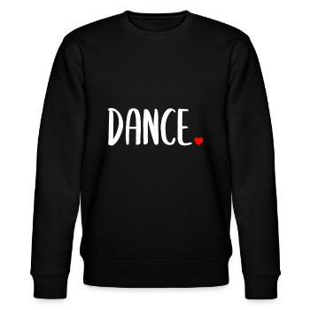 Cute Dancevibingfriendly - Stanley/Stella CHANGER Unisex Organic Sweatshirt - black - Front - Nik (191cm) & Marisol (170cm)