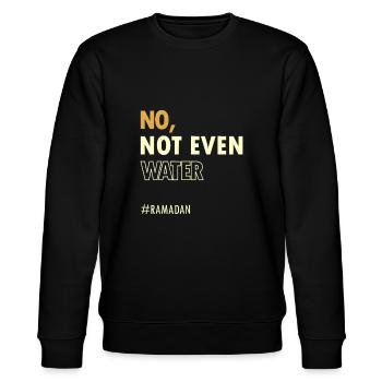 Ramadan Kareem Islamic Fasting Outfit for Men Wome - Stanley/Stella CHANGER Unisex Organic Sweatshirt - black - Front - Nik (191cm) & Marisol (170cm)