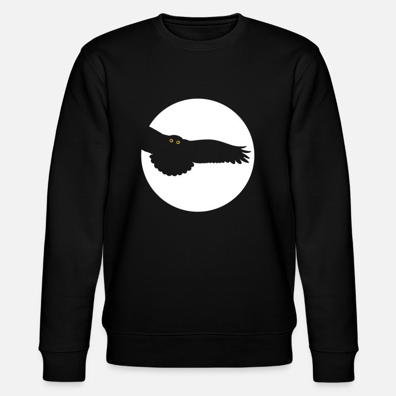 Oiseau de nuit - Sweat bio CHANGER Stanley/Stella Unisexe - noir