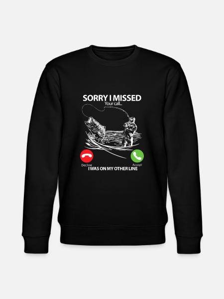 Tut mir leid, dass ich Ihren Anruf verpasst habe Ich war auf meiner anderen Leitung Fi - Stanley/Stella Unisex Bio-Sweatshirt CHANGER  - Schwarz