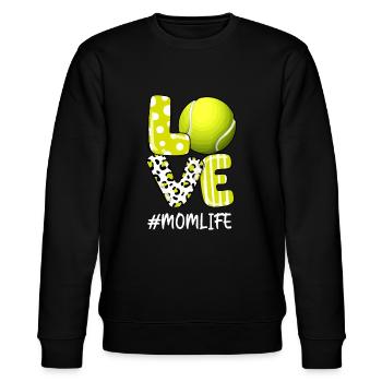 Love Tennis Mom Life Player avec Leopardmom et ba - Sweat bio CHANGER Stanley/Stella Unisexe - noir - Devant - Nik (191cm) & Marisol (170cm)