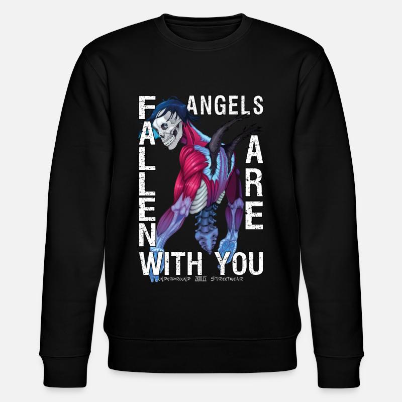 Fallen Angels - Stanley/Stella Unisex Bio-Sweatshirt CHANGER  - Schwarz