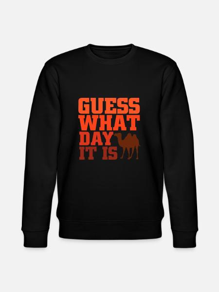 Rate mal, welcher Tag es ist Hump Day - Stanley/Stella Unisex Bio-Sweatshirt CHANGER - Schwarz