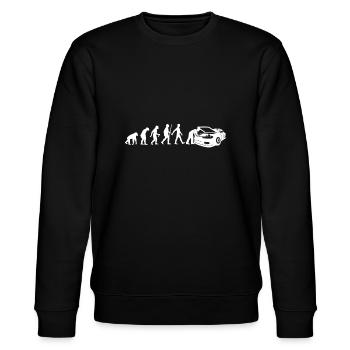Funny Mechanic Designs For Men Dad Car Engineers E - Stanley/Stella CHANGER Unisex Organic Sweatshirt - black - Front - Nik (191cm) & Marisol (170cm)