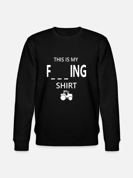 Lustige Bauerngeschenke Männer Frauen Das ist meine Landwirtschaft - Stanley/Stella Unisex Bio-Sweatshirt CHANGER  - Schwarz
