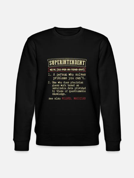 Superintendent Funny Dictionary Définition - Sweat bio CHANGER Stanley/Stella Unisexe - noir