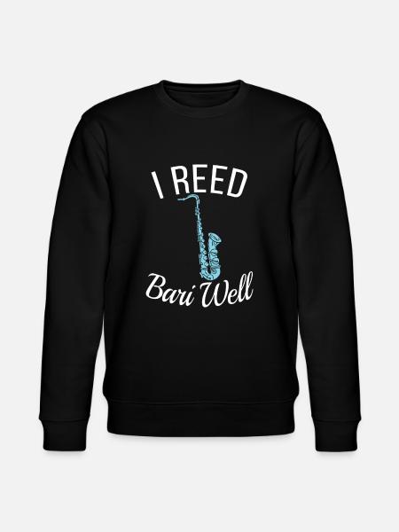 Funny Reed Bari Well Baritonsaxophon Musici - Stanley/Stella Unisex Bio-Sweatshirt CHANGER - Schwarz