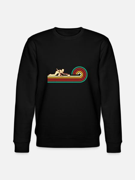 Lockenwickler Rutschen Curling Stein Retro Curling - Stanley/Stella Unisex Bio-Sweatshirt CHANGER - Schwarz