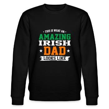 Un papa irlandais incroyable ressemble à un cadeau de fête des pères - Sweat bio CHANGER Stanley/Stella Unisexe - noir - Devant - Nik (191cm) & Marisol (170cm)