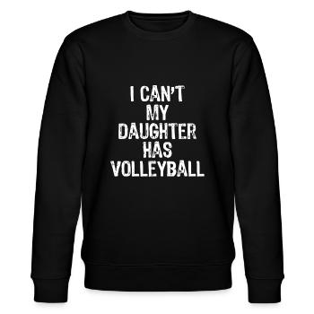 Je ne peux pas ma fille a un cadeau de volleyball maman papa - Sweat bio CHANGER Stanley/Stella Unisexe - noir - Devant - Nik (191cm) & Marisol (170cm)