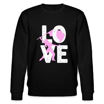 Cool Color Guard For Women Girls Marching Band Fla - Stanley/Stella CHANGER Unisex Organic Sweatshirt - black - Front - Nik (191cm) & Marisol (170cm)