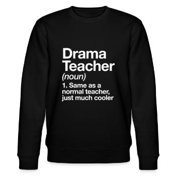 Définition du professeur d’art dramatique Drôle de retour à l’école Acti - Sweat bio CHANGER Stanley/Stella Unisexe - noir - Devant - Nik (191cm) & Marisol (170cm)