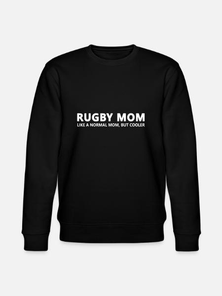 Rugby Mutter Rugby Mama - Stanley/Stella Unisex Bio-Sweatshirt CHANGER - Schwarz