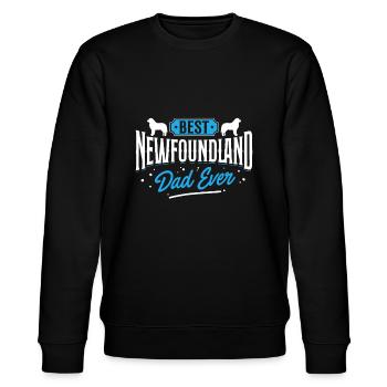 Meilleur père de Terre-Neuve de tous les temps - Newfoundland Lover Ne - Sweat bio CHANGER Stanley/Stella Unisexe - noir - Devant - Nik (191cm) & Marisol (170cm)