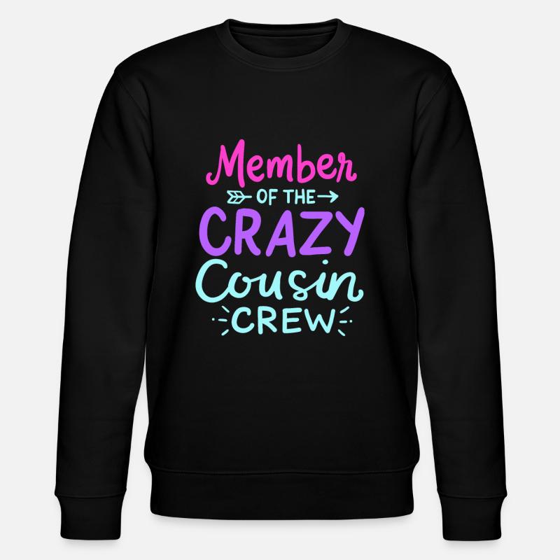 Équipage Cousin - Sweat bio CHANGER Stanley/Stella Unisexe - noir