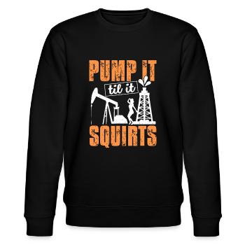 Un nouvel entrepreneur offre des cadeaux aux hommes femmes - Sweat bio CHANGER Stanley/Stella Unisexe - noir - Devant - Nik (191cm) & Marisol (170cm)
