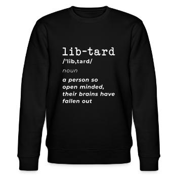 Lib-Definition Drôle Anti-Libéral Conservateur - Sweat bio CHANGER Stanley/Stella Unisexe - noir - Devant - Nik (191cm) & Marisol (170cm)