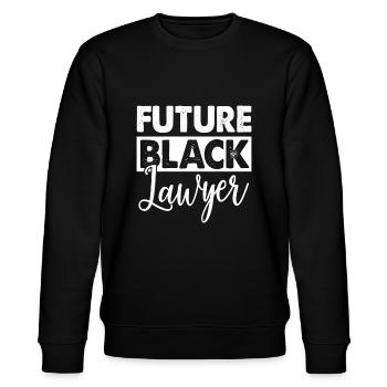 Futur avocat noir - Sweat bio CHANGER Stanley/Stella Unisexe - noir - Devant - Nik (191cm) & Marisol (170cm)