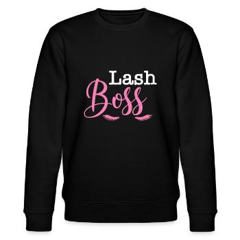 Lash Manager Cute Eyelashes Love Lash Extension - Sweat bio CHANGER Stanley/Stella Unisexe - noir - Devant - Nik (191cm) & Marisol (170cm)