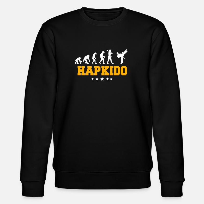 HAPKIDO - Stanley/Stella Unisex Bio-Sweatshirt CHANGER  - Schwarz