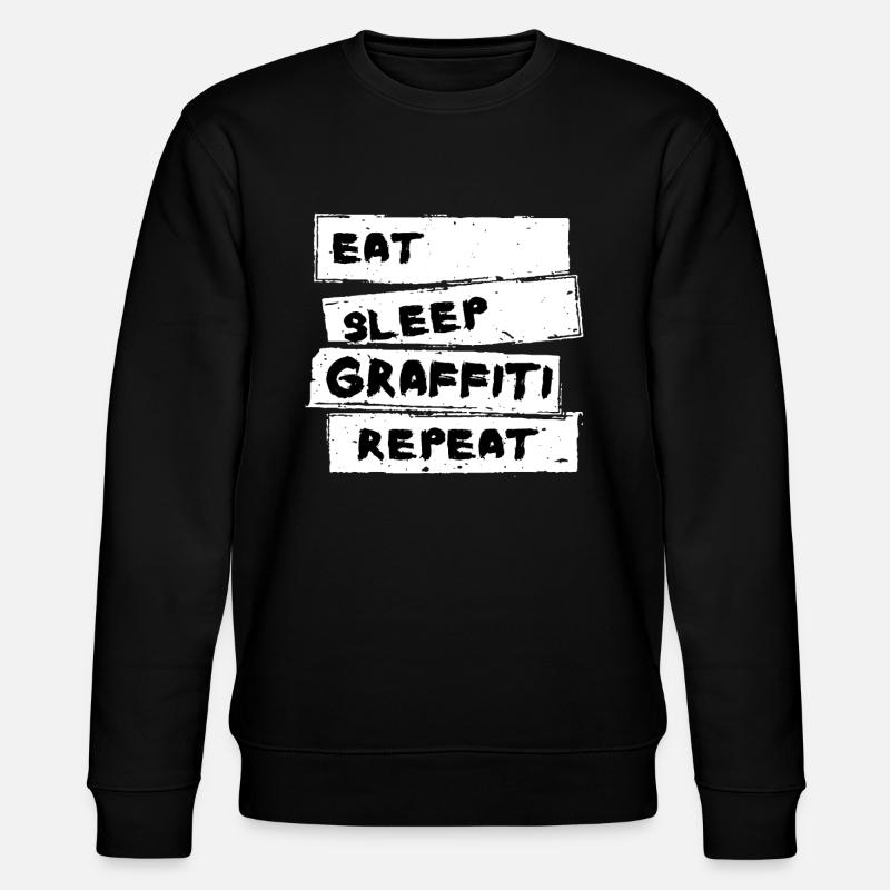 Graffiti - Chemise Graffiti - Sweat bio CHANGER Stanley/Stella Unisexe - noir