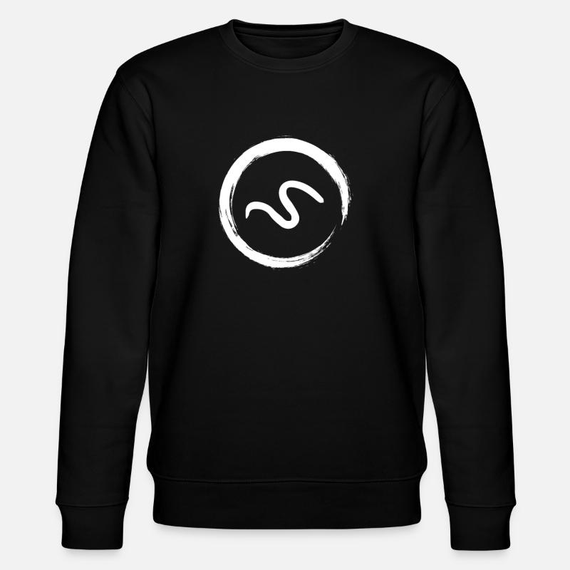 worm - Stanley/Stella Unisex Bio-Sweatshirt CHANGER  - Schwarz