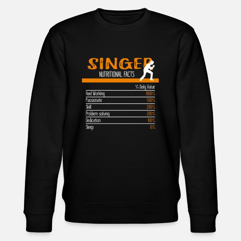 Singer Ingredients - Stanley/Stella Unisex Bio-Sweatshirt CHANGER  - Schwarz