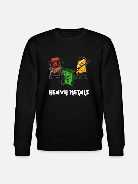 Chemistry Heavy Metals Science - Stanley/Stella CHANGER Unisex Organic Sweatshirt - black