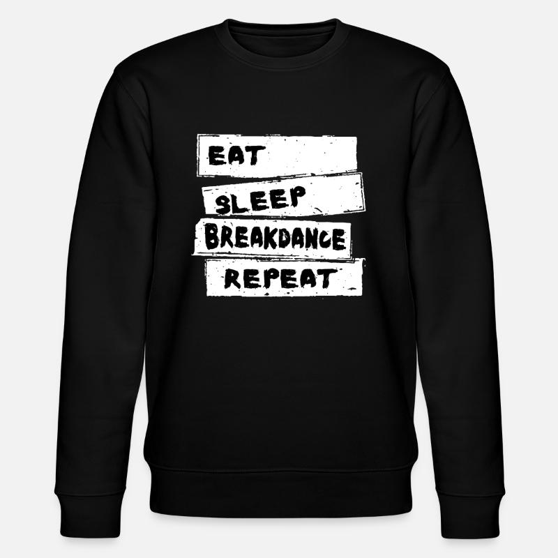 Breakdance - Breakdance Tshirt - Stanley/Stella CHANGER Unisex Organic Sweatshirt - black