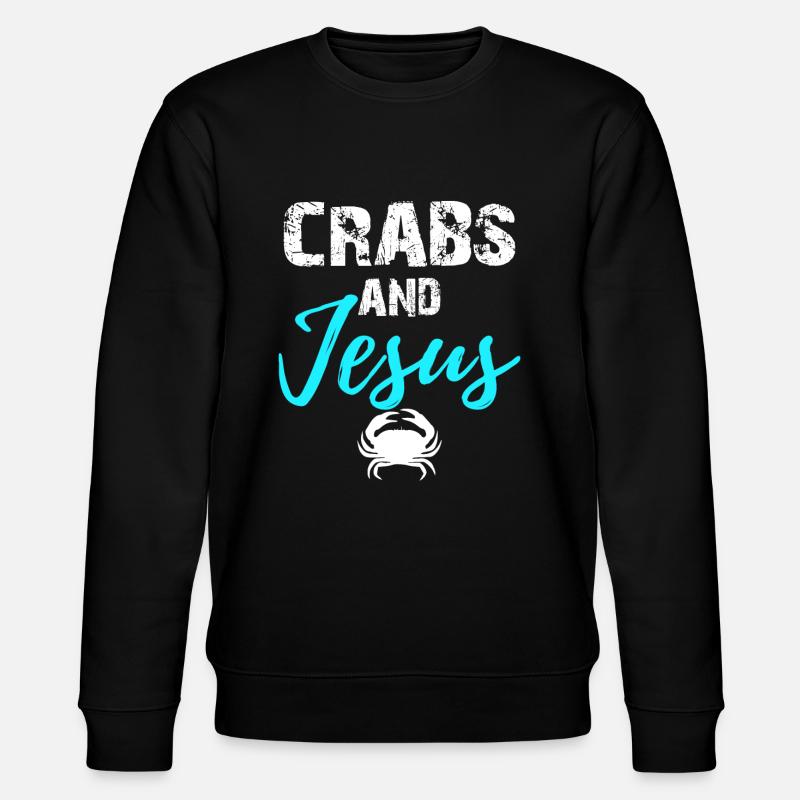 Crabes Et Jésus - Chrisitan - Sweat bio CHANGER Stanley/Stella Unisexe - noir
