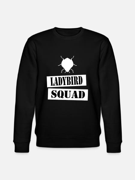 join the ladybird squad - Stanley/Stella CHANGER Unisex Organic Sweatshirt - black