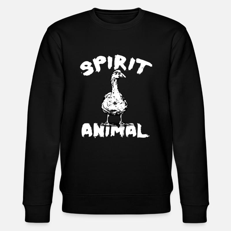 GOOSE - Stanley/Stella Unisex Bio-Sweatshirt CHANGER  - Schwarz