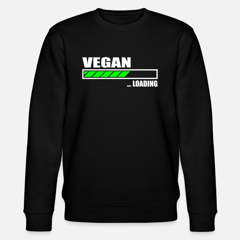 Vegan Loading Bar - Stanley/Stella CHANGER Unisex Organic Sweatshirt - black