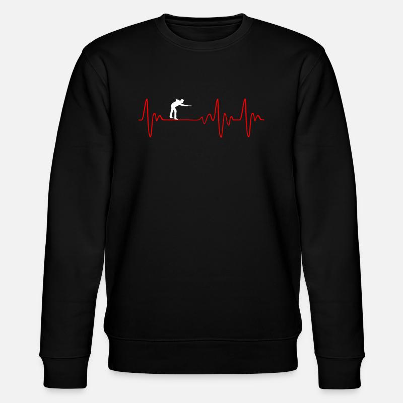 Billiard Bday Gift Idea - Stanley/Stella CHANGER Unisex Organic Sweatshirt - black