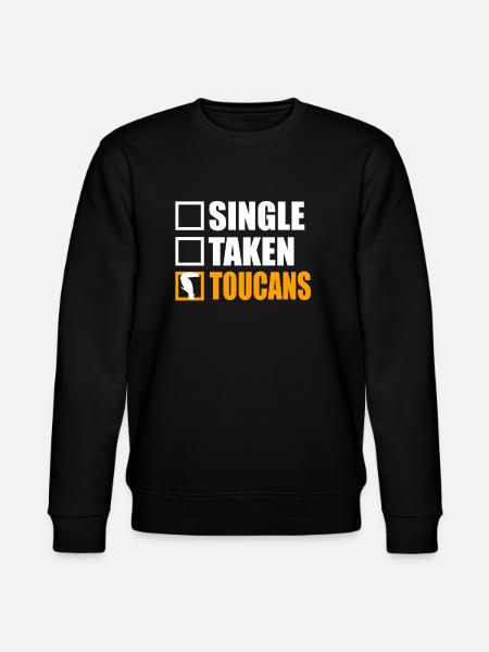 toucan, toucans, toucanet - Stanley/Stella CHANGER Unisex Organic Sweatshirt - black
